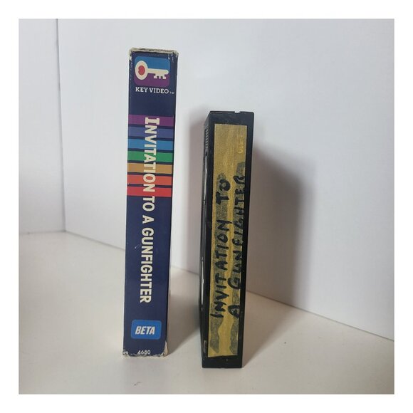 Invitation to a Gunfighter BETA Tape Betamax (Not VHS) Key Video - Picture 2 of 2
